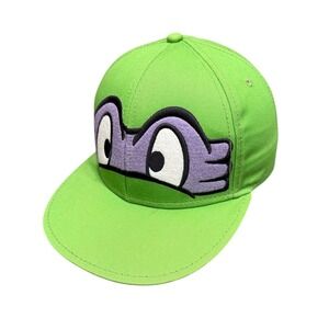 Teenage Mutant Ninja Turtles Retro Hat‎ Men's 7 3/8 Green Donatello Eyes